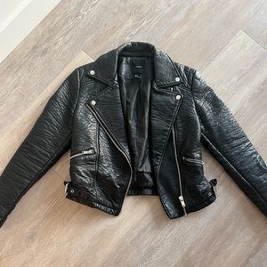 Faux Leather Jacket